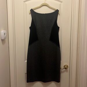 Sleek grey and black Lafayette 148 dress. New with tags